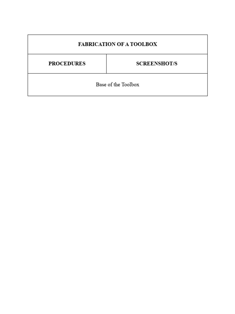 Fabrication of toolbox download free pdf sheet metal rivet