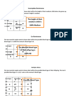 The Height of Their Newborn Child Is 100% Medium: Incomplete Dominance