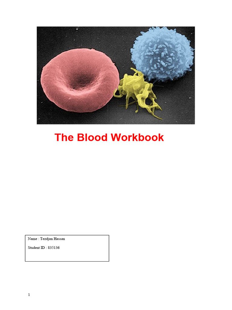 Blood Booklet | PDF | Blood Type | Red Blood Cell