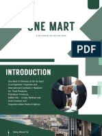 ONE MART - Business Proposal