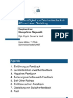 Präsentation - Zwischenfeedbacks in AC's Und Deren Gestaltung