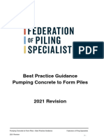 FPS Guidance For Pumping Concrete To Form Piles Revision 2021