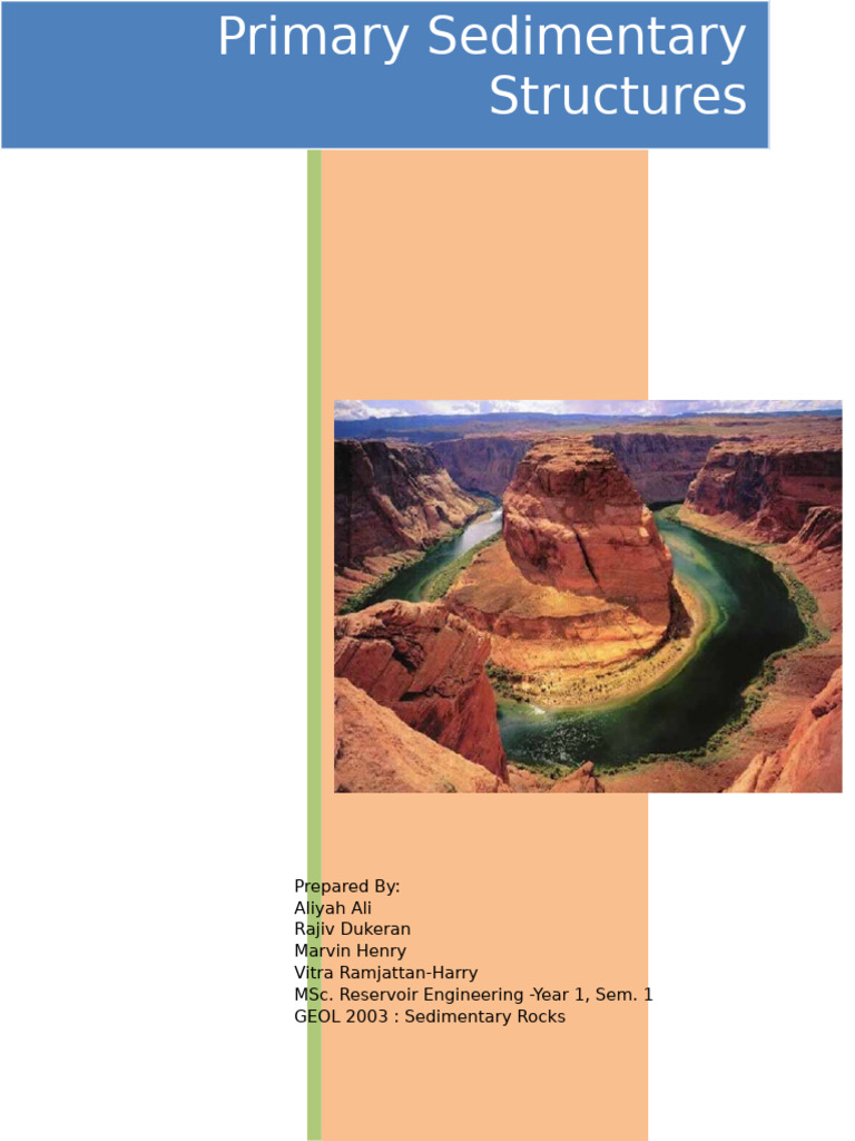 Primary Structures of Sedimentary Rocks | PDF | Sedimentary Rock ...