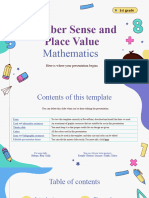 Number Sense and Place Value - Mathematics - 1st Grade by Slidesgo