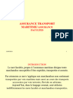 Formation en Assurance Transport Maritime Facultes 2021