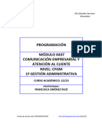 Comunicacion Empresarial y Atención Al Cliente 1GA