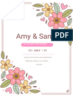 Fresh Wedding Invitation-WPS Office