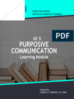 GE 5 Contemporary World Learning Module Charevel Ferranco