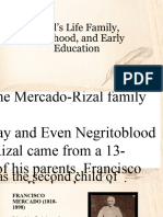 Rizal's Life Family, Childhood, and Early