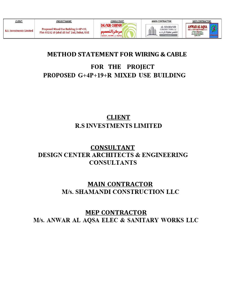 Electrical Wiring Installation Method | PDF | Electrical Wiring | Wire