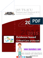 ICU protocol 2015 قصر العيني by mansdocs