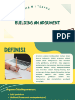 Building An Argument