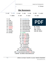 A1 - Die Nummern Und Rechnen