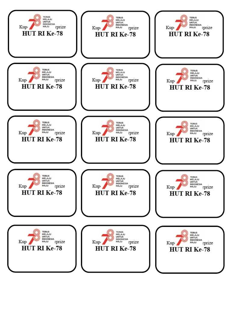 Kupon Dorprize 17 Agustus PDF