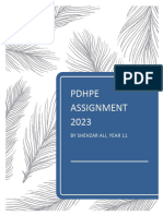 PDHPE Assignment 2023
