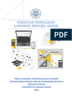 Panduan Penulisan Laporan Proyek Akhir - Rev