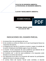 Examen Parcial Simulacion y Modelamiento Ambiental 2022 I