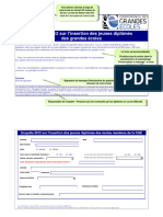 Questionnaire Enquête CGE Jeunes Diplômés