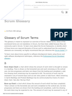 Scrum Glossary