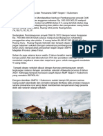 Pembangunan Sarana Dan Prasarana SMP Negeri 1 Sukomoro