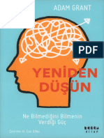 Adam Grant - Yeniden Düşün