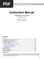 Instruction Manual-ApplePie Mini CarPlay AI Box