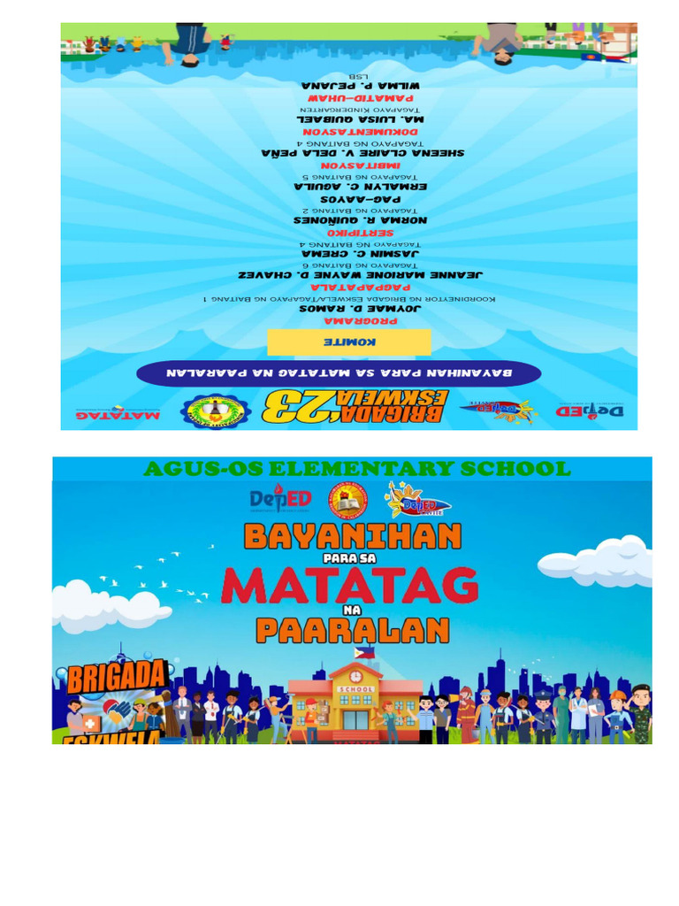 Brigada eskwela program pdf