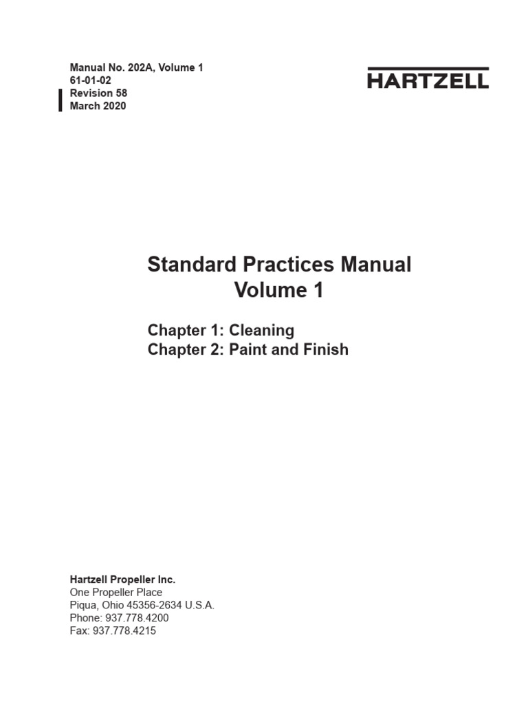 202A Vol 1 CleaningPaint PDF Federal Aviation Administration Aviation