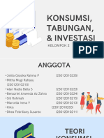 Kelompok 2 - Konsumsi, Tabungan, Investasi.