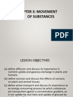 Movement of Substances PDF