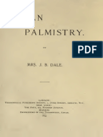 1895 Dale Indian Palmistry