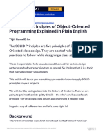 The SOLID Principles of Object-Oriented Programming Explained in Plain English