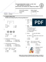 Soal Mid Bahasa Ingris Kelas III