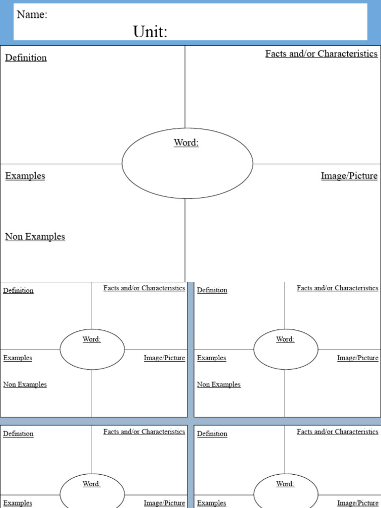 Educational Flashcard Template | PDF