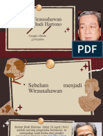 Profil Wirausahawan Robert Budi Hartono