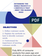 4 Determine The Product Service