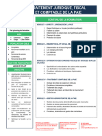 Fiche de Formation Traitement Juridique Fiscal de La Paie Revisee 2