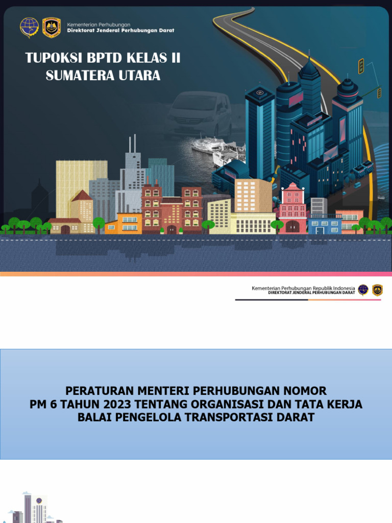 Tugas dan Fungsi BPTD Kelas II | PDF | Bisnis