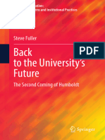 Back To The University's Future: Steve Fuller