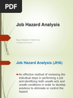 JHA Job Hazard Analysis Safety Communication PCOM - EDelaCruz PDF