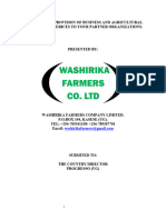 Washirika Farmers Company Limited Training Concept Note