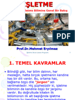 İşletme Kuram Ve Pratik 1