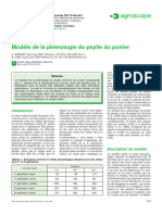 Modèle de La Phénologie Du Psylle Du Poirier: WWW - Racchangins.ch WWW - Faw.ch