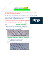 Light Physics Notes