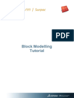 Block Modelling