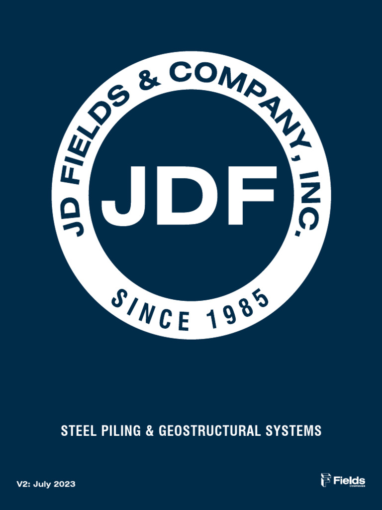 JD Fields and Co 2023 PDF Deep Foundation Applied And