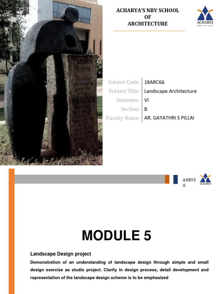 Landscape Design Projects for Students | PDF | Design | Landscape
