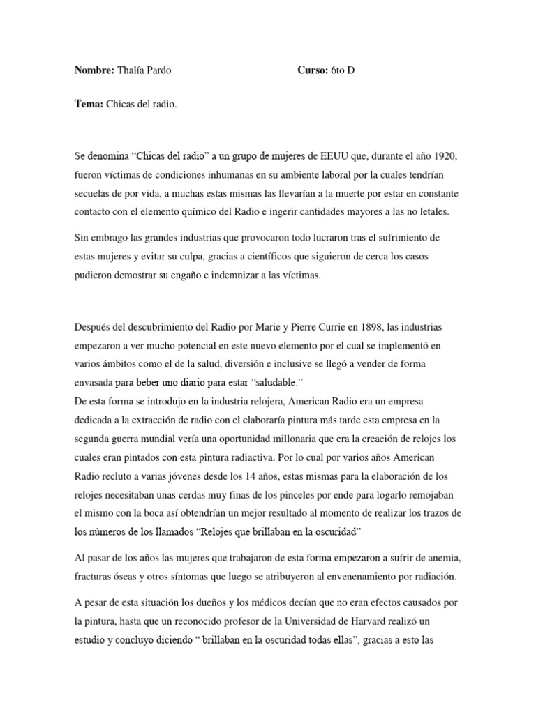 Ensayo 2 PDF Desintegración radioactiva