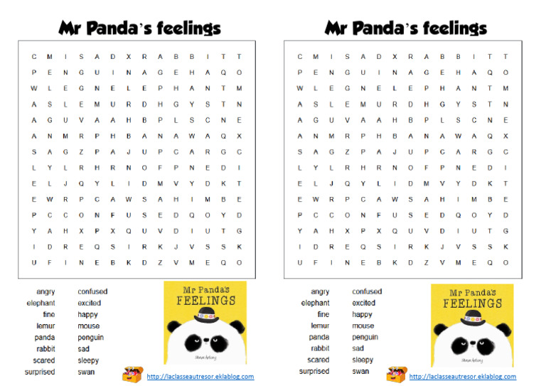 Mr Panda's Emotions Guide | PDF