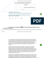 PUC Gestão Do SGI (Qualidade, Meio Ambiente, Saúde e Segurança Do Trabalho) 20 de 290